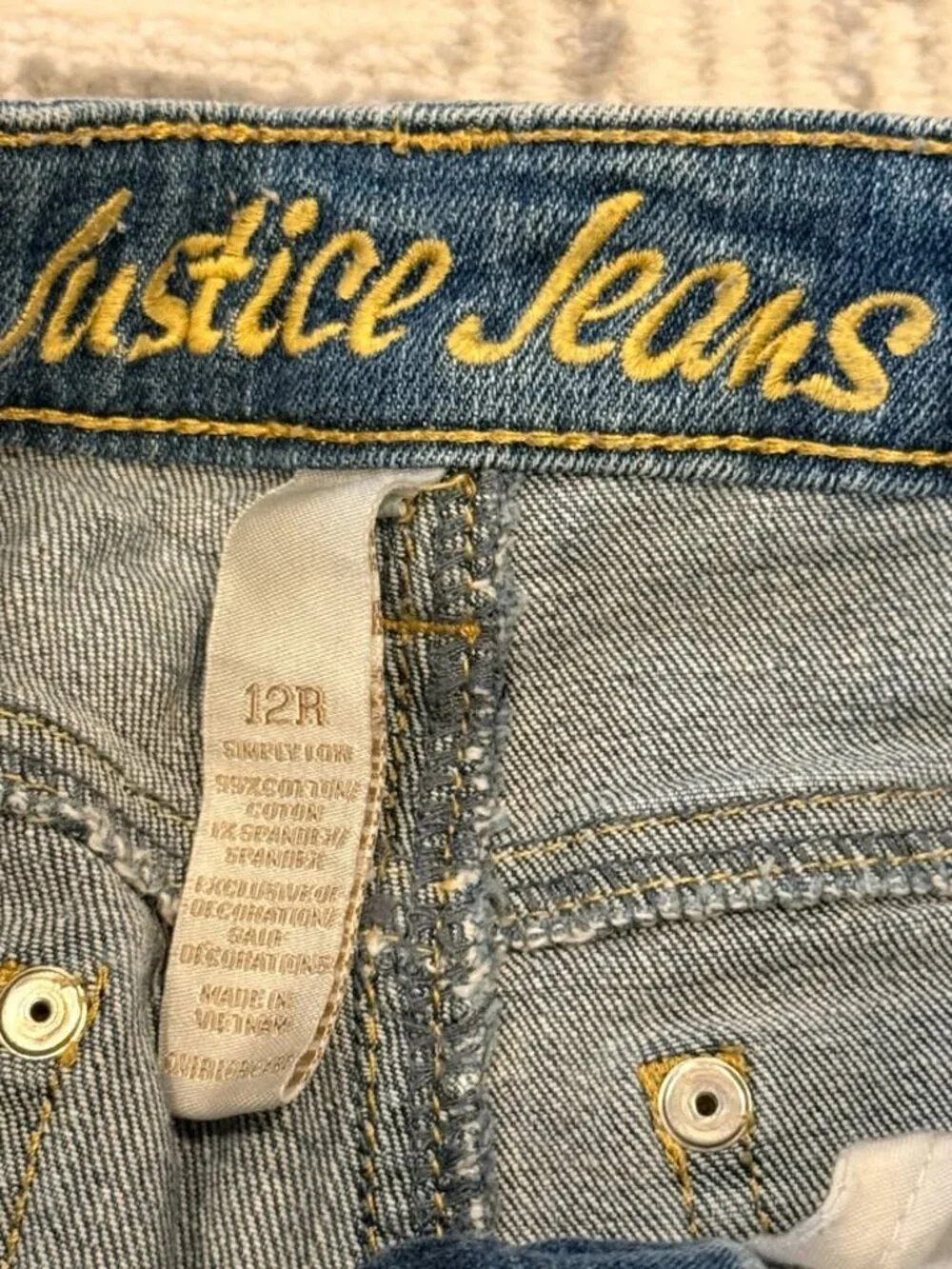 Justice girl size
